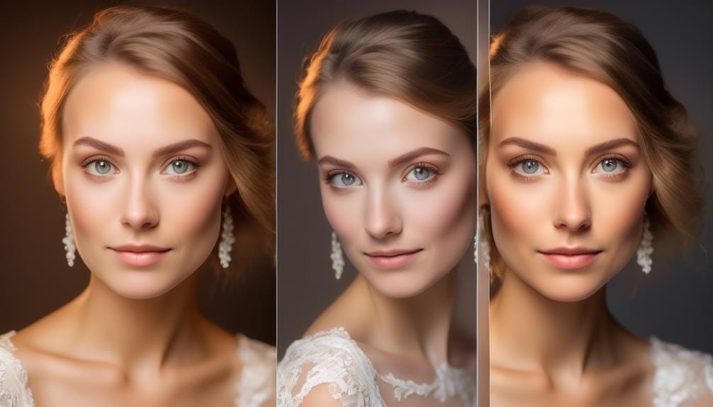beauty retouching for bridal portraits