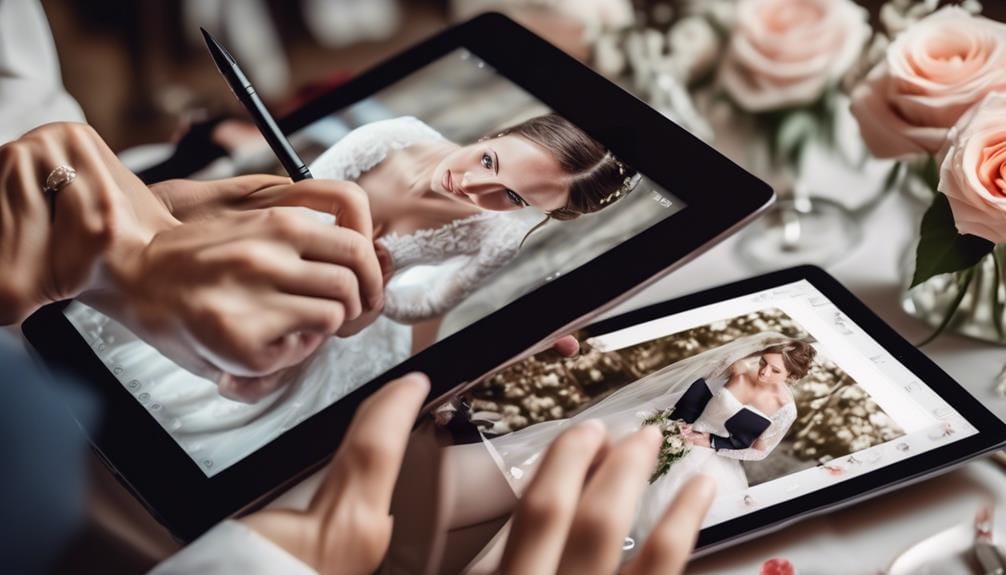 editing wedding photos post wedding